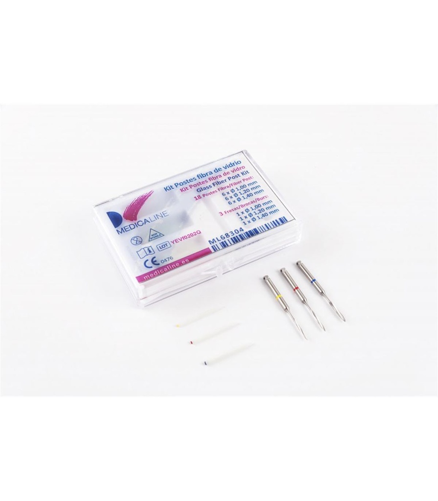 POSTES KIT ENDO POST GLASS MEDICALINE ML68304 | Dentipak